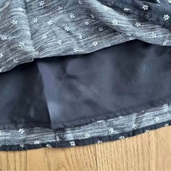 American Eagle Outfitters Dress Navy with White Dots - Picture 3 of 4